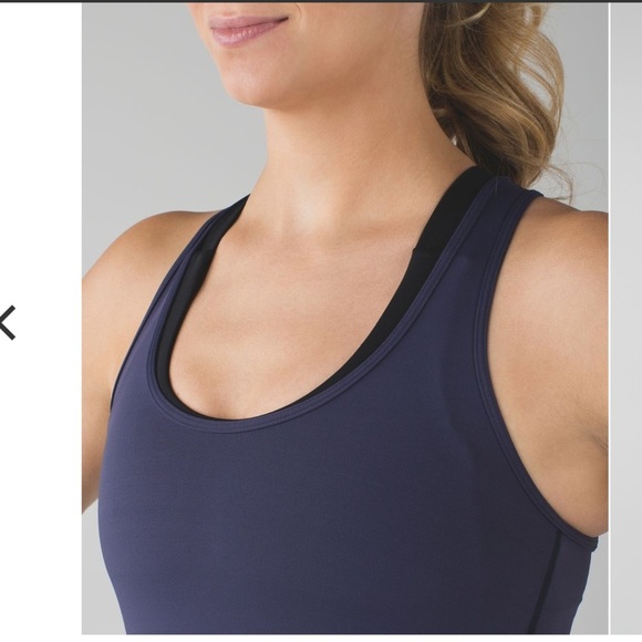 lululemon athletica Tops - LULULEMON Vintage Cool Racerback Tank Cadet Blue size 4